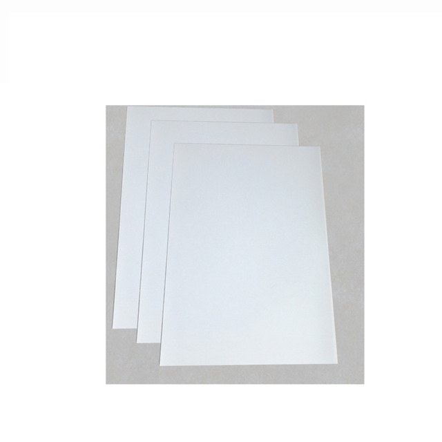 100pcs PET insulation sheet high thermal conductivity transparent milky  white mylar sheet punch type mylar film